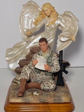 Vanmark American Heroes A Letter Fom Home Soldier and Angel Piece 0127 / 2500